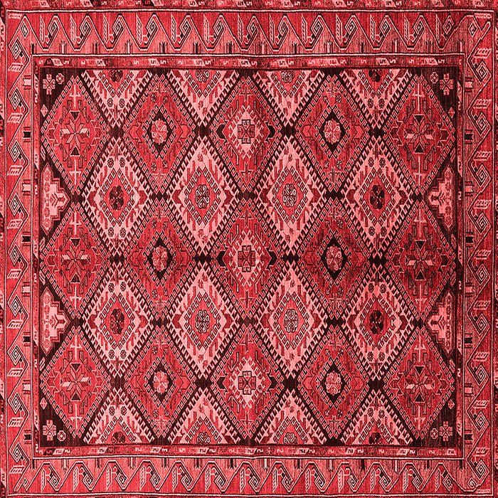 Machine Washable Oriental Red Industrial Rug, wshurb1149red
