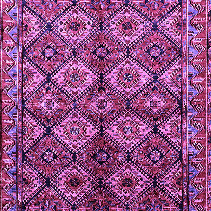 Machine Washable Oriental Purple Industrial Area Rugs, wshurb1149pur