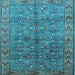 Square Oriental Light Blue Industrial Rug, urb1150lblu