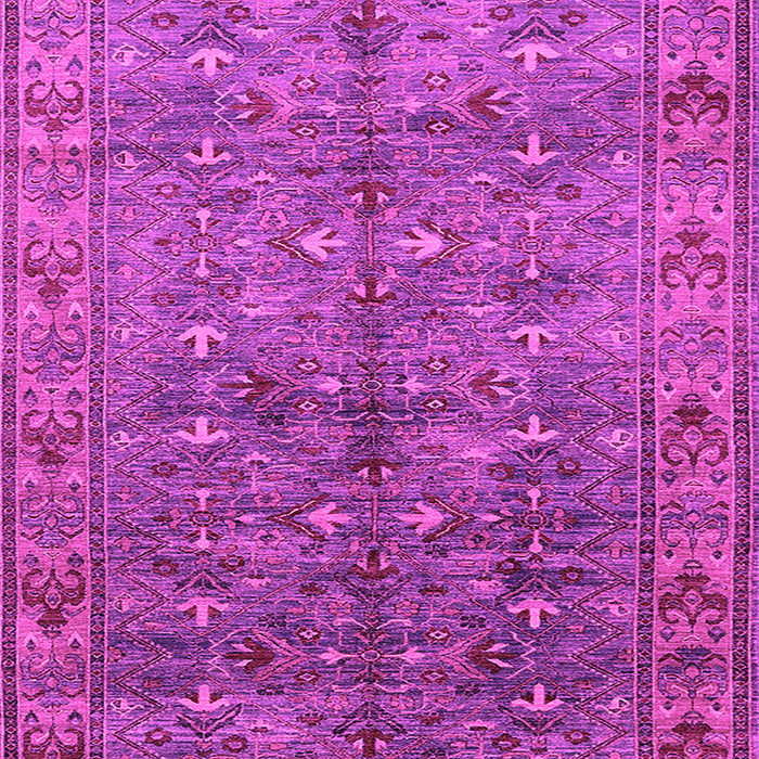 Machine Washable Oriental Pink Industrial Rug, wshurb1150pnk