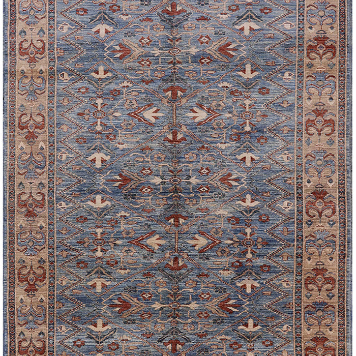 Mid-Century Modern Maroon Purple Oriental Rug, urb1150