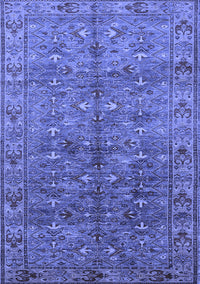 Oriental Blue Industrial Rug, urb1150blu