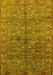 Oriental Yellow Industrial Rug, urb1150yw