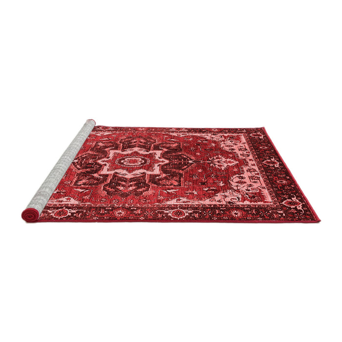 Industrial Red Washable Rugs