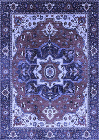 Oriental Blue Industrial Rug, urb1151blu