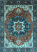 Oriental Light Blue Industrial Rug, urb1151lblu