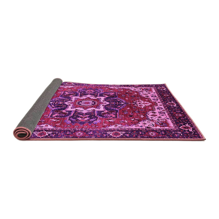 Sideview of Oriental Pink Industrial Rug, urb1151pnk