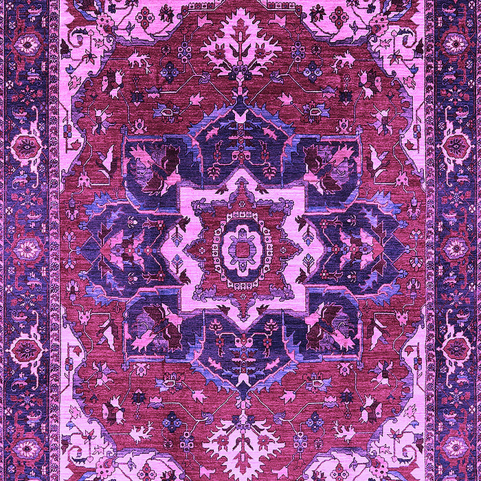 Machine Washable Oriental Purple Industrial Area Rugs, wshurb1151pur
