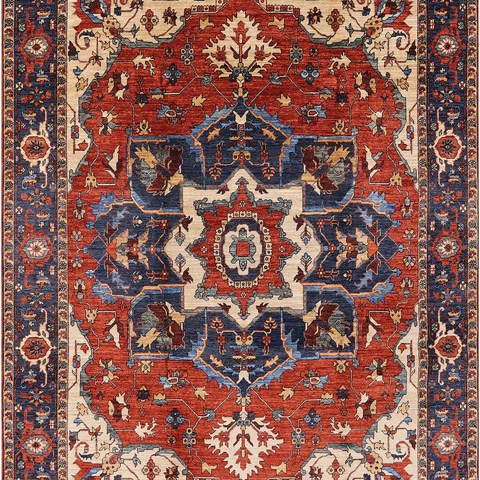 Mid-Century Modern Brown Oriental Rug, urb1151