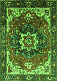 Oriental Green Industrial Rug, urb1151grn