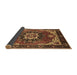 Sideview of Oriental Brown Industrial Rug, urb1151brn