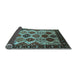 Sideview of Oriental Light Blue Industrial Rug, urb1152lblu