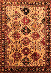 Oriental Orange Industrial Rug, urb1152org