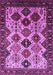 Machine Washable Oriental Purple Industrial Area Rugs, wshurb1152pur