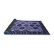 Sideview of Oriental Blue Industrial Rug, urb1152blu