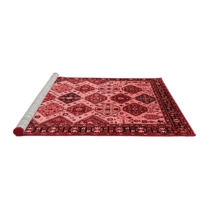 Industrial Red Washable Rugs