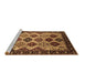 Sideview of Machine Washable Oriental Brown Industrial Rug, wshurb1152brn