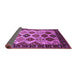 Sideview of Oriental Purple Industrial Rug, urb1152pur