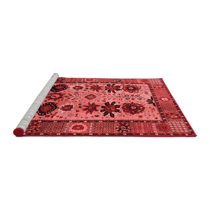 Industrial Red Washable Rugs