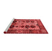 Industrial Red Washable Rugs