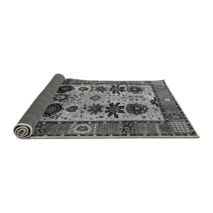 Sideview of Oriental Gray Industrial Rug, urb1153gry