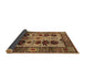 Sideview of Oriental Brown Industrial Rug, urb1153brn