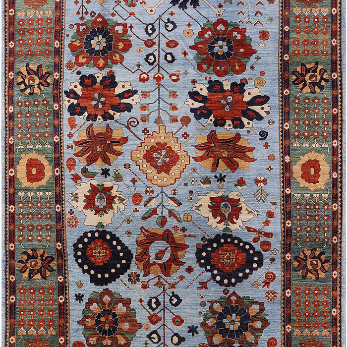 Mid-Century Modern Gunmetal Gray Oriental Rug, urb1153