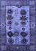 Oriental Blue Industrial Rug, urb1153blu