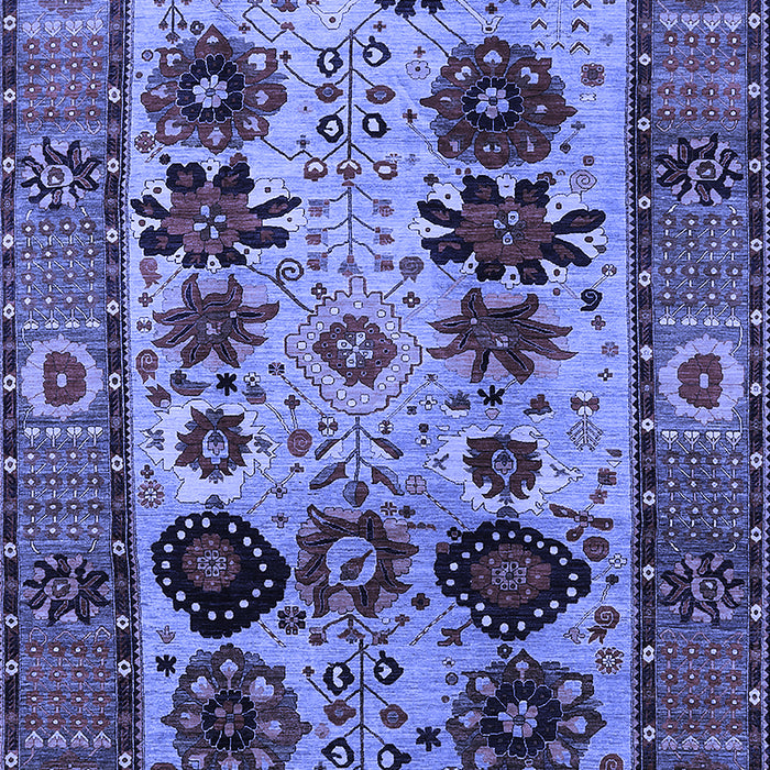 Oriental Blue Industrial Rug, urb1153blu
