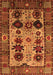 Oriental Orange Industrial Rug, urb1153org