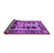 Sideview of Oriental Purple Industrial Rug, urb1153pur