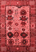 Oriental Red Industrial Area Rugs