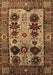 Oriental Brown Industrial Rug, urb1153brn