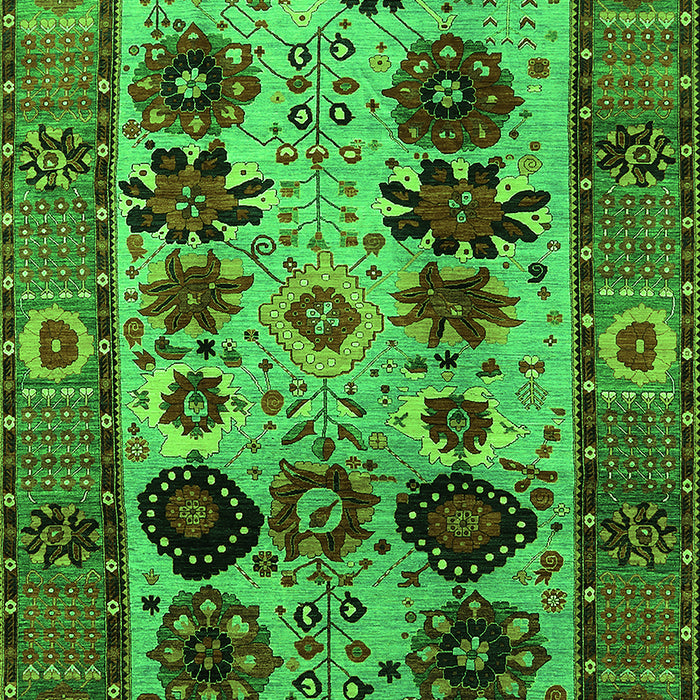 Oriental Green Industrial Rug, urb1153grn