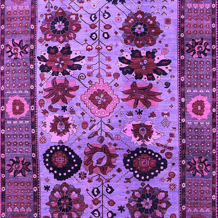 Machine Washable Oriental Purple Industrial Area Rugs, wshurb1153pur