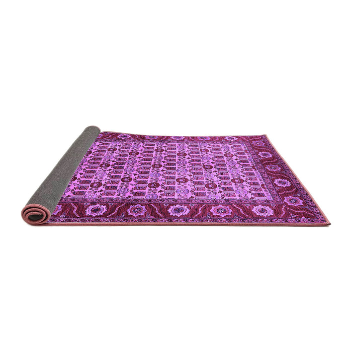Sideview of Oriental Purple Industrial Rug, urb1154pur