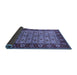 Sideview of Oriental Blue Industrial Rug, urb1154blu