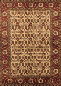 Oriental Brown Industrial Rug, urb1154brn