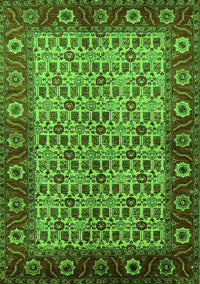 Oriental Green Industrial Rug, urb1154grn