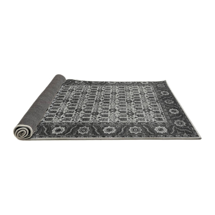 Sideview of Oriental Gray Industrial Rug, urb1154gry