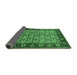 Sideview of Oriental Emerald Green Industrial Rug, urb1154emgrn