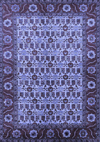 Oriental Blue Industrial Rug, urb1154blu