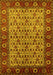 Oriental Yellow Industrial Rug, urb1154yw