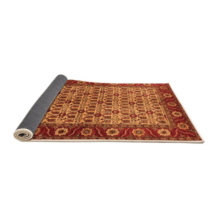 Sideview of Oriental Orange Industrial Rug, urb1154org
