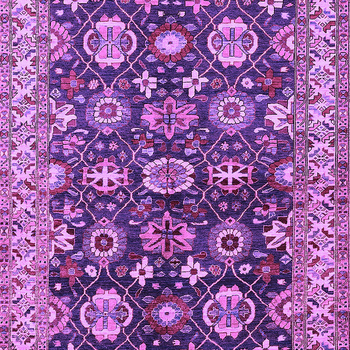 Machine Washable Oriental Purple Industrial Area Rugs, wshurb1155pur