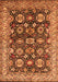 Oriental Orange Industrial Rug, urb1155org