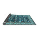 Sideview of Oriental Light Blue Industrial Rug, urb1155lblu