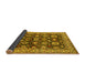 Sideview of Oriental Yellow Industrial Rug, urb1155yw