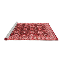 Industrial Red Washable Rugs
