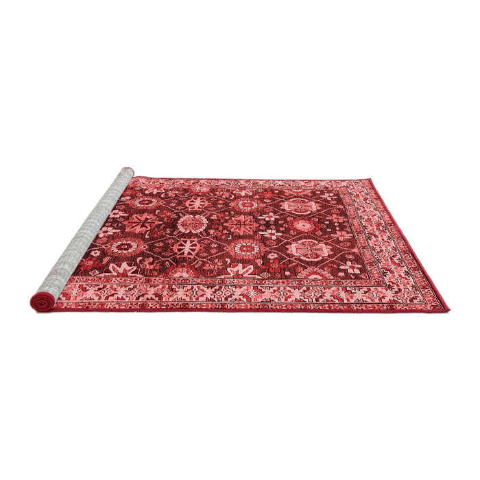 Industrial Red Washable Rugs